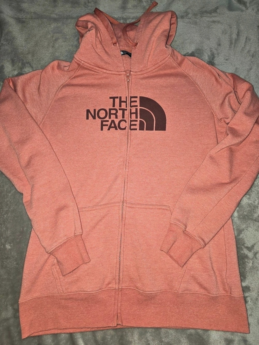 The North Face Women's Evolution Simple Dome Full-Zip Hoodie Pink Medium